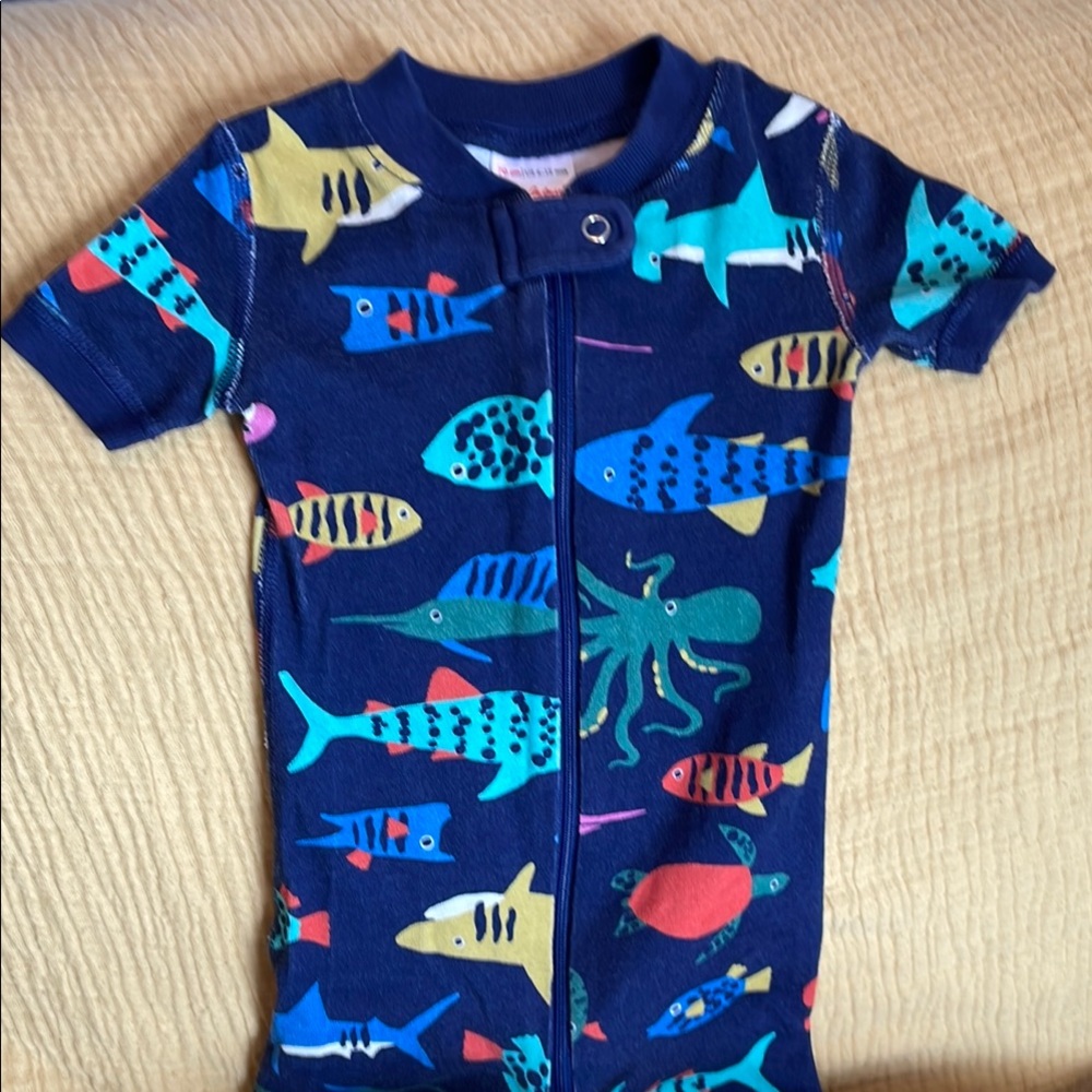 Hanna Andersson Baby Zip Shortie Sleeper  6-12 mos (70 cm)